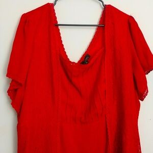 SUZANNE BETRO RED DRESS 3X